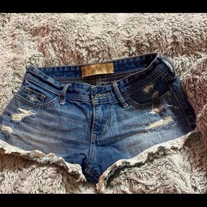 Hollister denim shorts